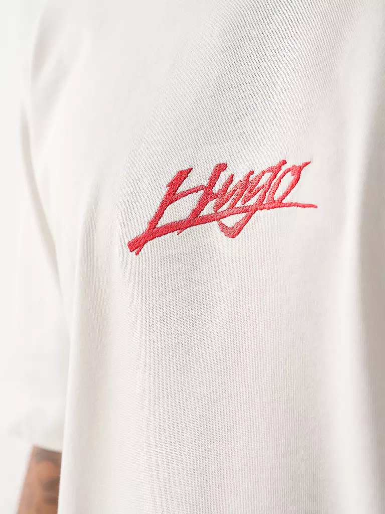 HUGO | T-Shirt DLOGOTEE | Bianco