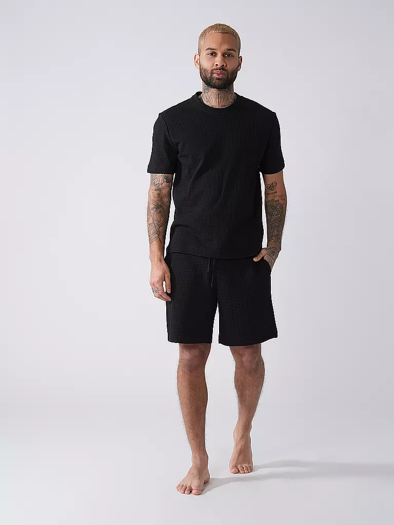 HUGO | T-shirt loungewear AUSTIN | Nero