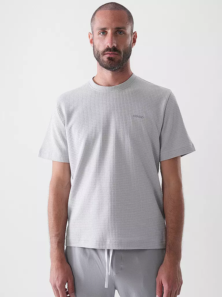 HUGO | T-shirt loungewear AUSTIN | Grigio chiaro