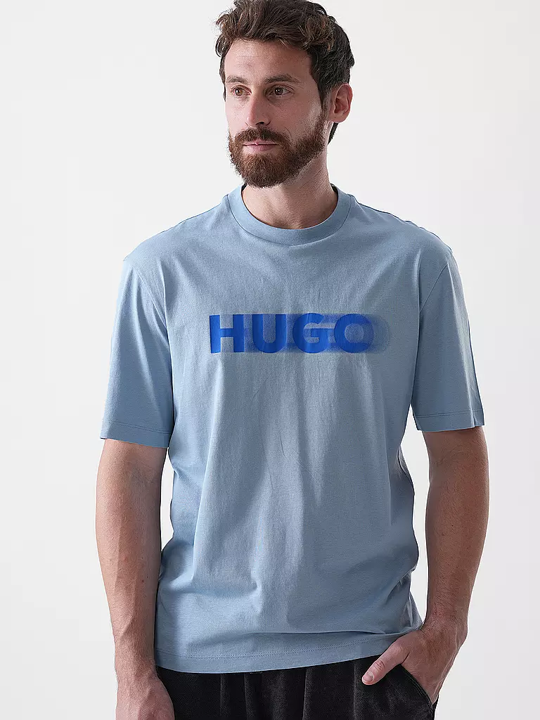 HUGO | T-Shirt NALAX | Blu chiaro