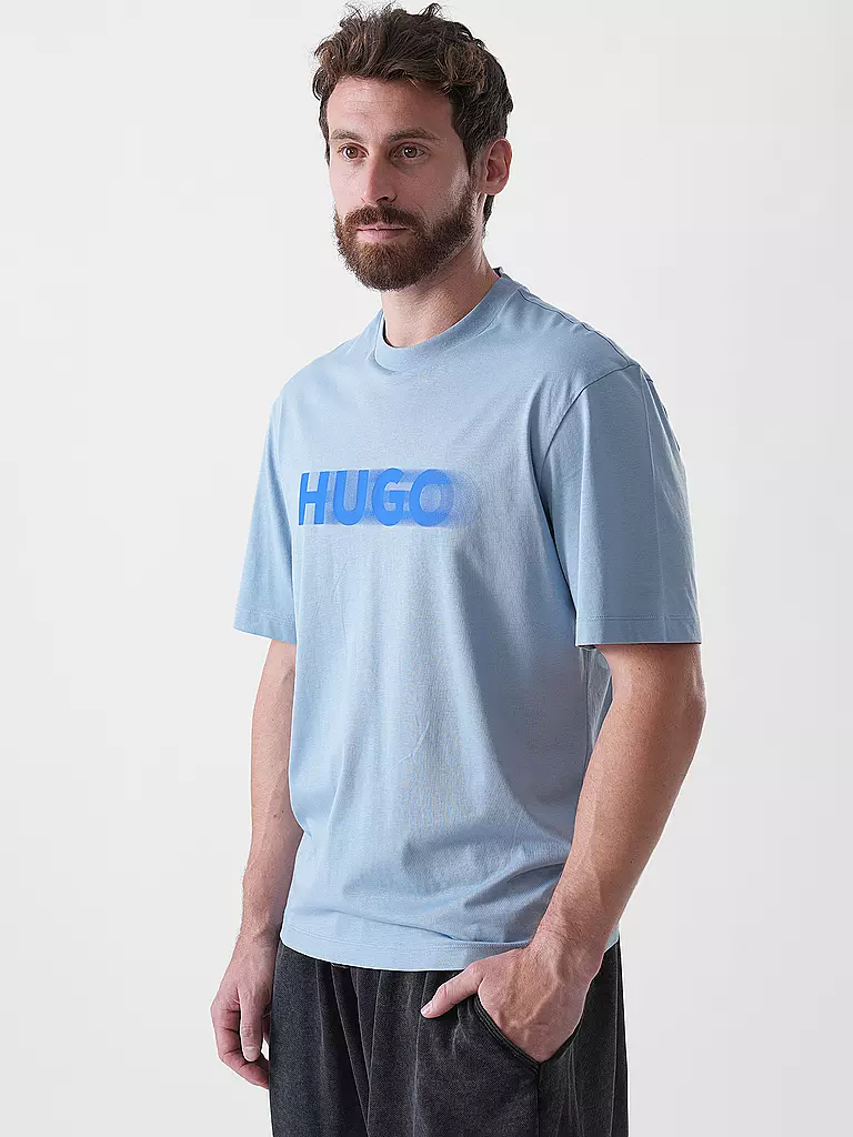 HUGO | T-Shirt NALAX | Blu chiaro