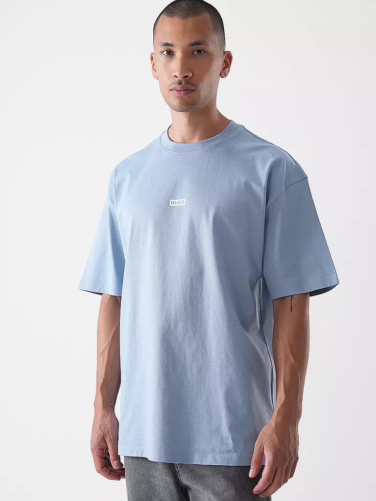HUGO | T-Shirt NALONO | Blu chiaro