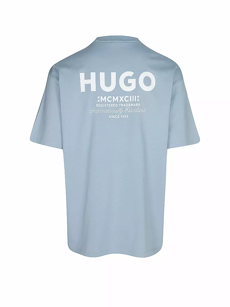 HUGO | T-Shirt NALONO | Blu chiaro