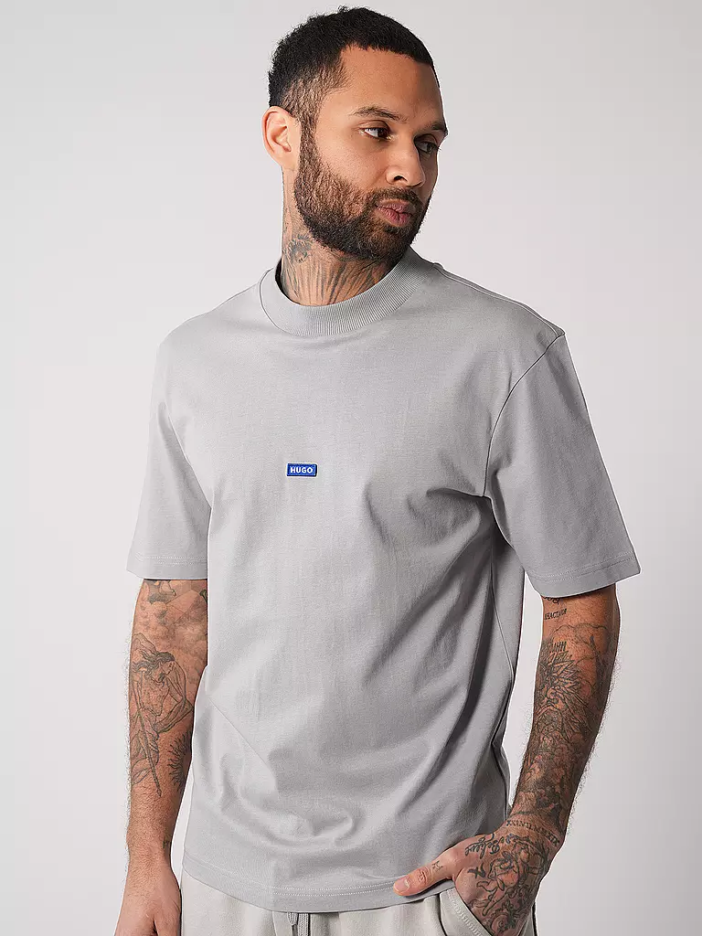HUGO | T-Shirt NIEROS | Grigio chiaro