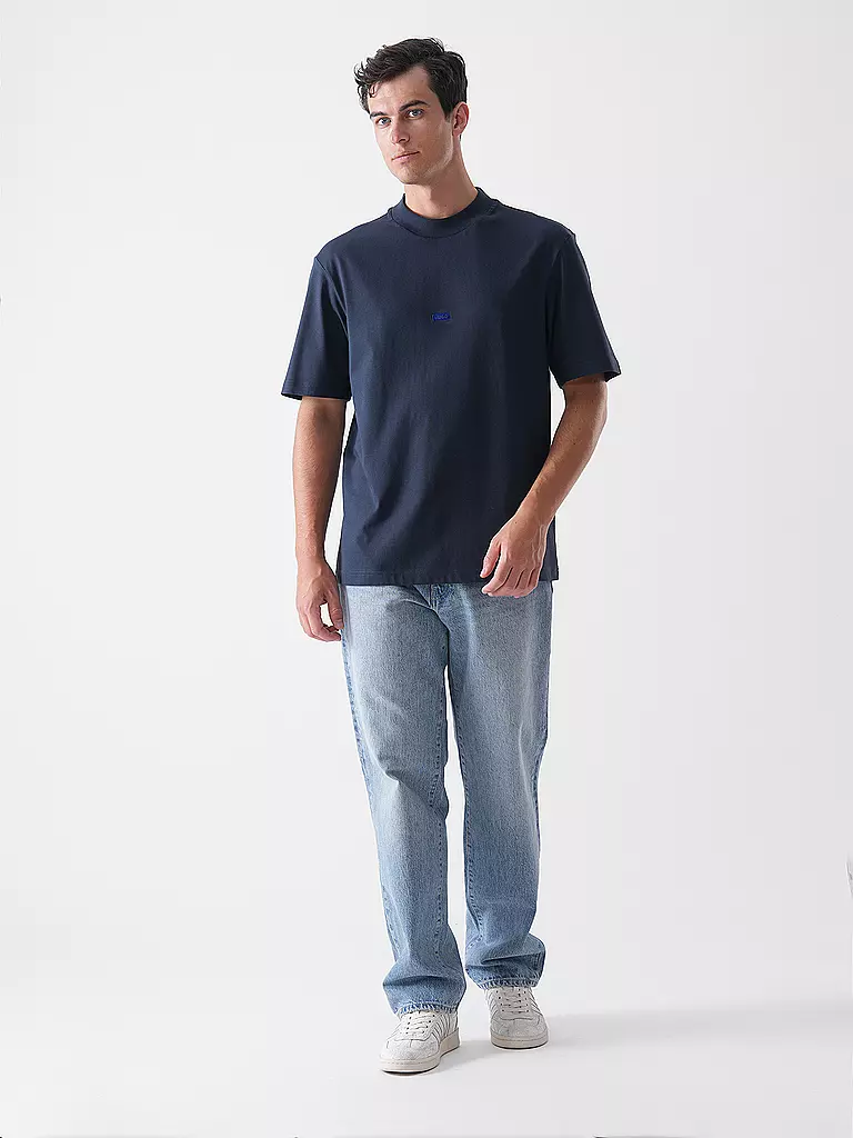 HUGO | T-shirt NIEROS | Blu scuro