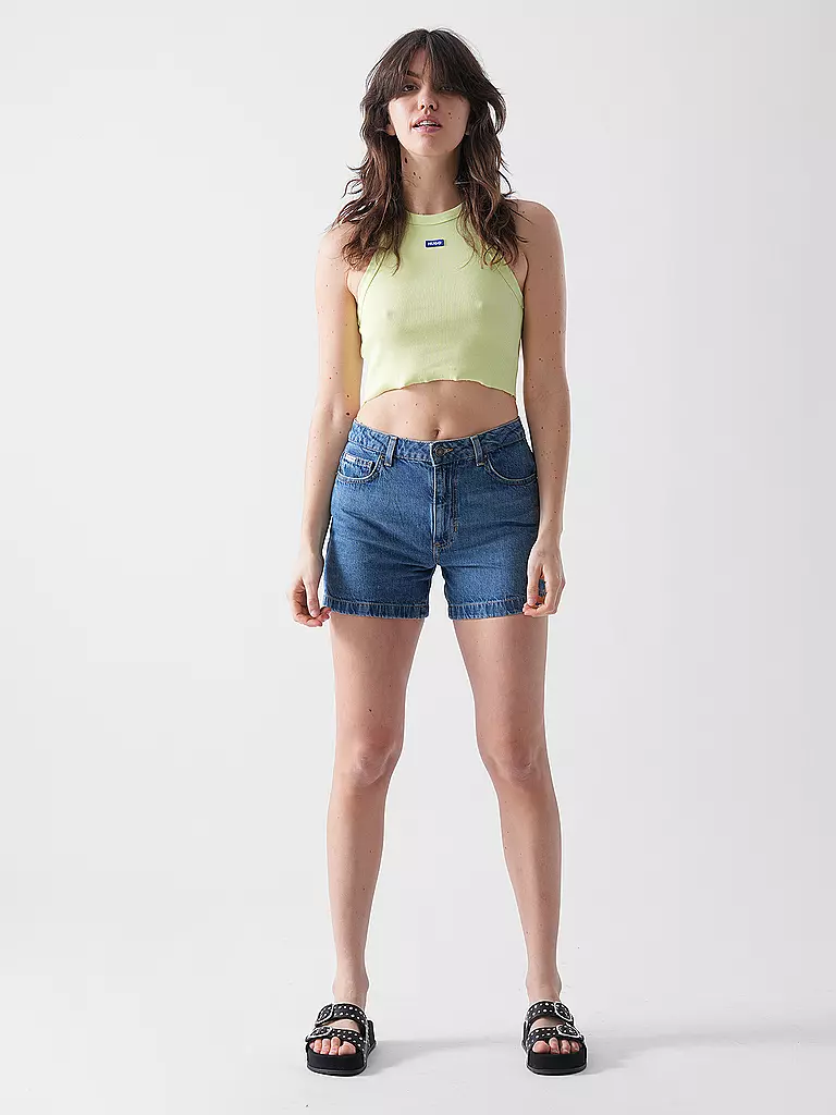 HUGO | Top Cropped Fit  | Verde chiaro