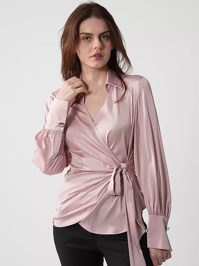 HUGO | Wickelbluse EDAMA  | Rosa