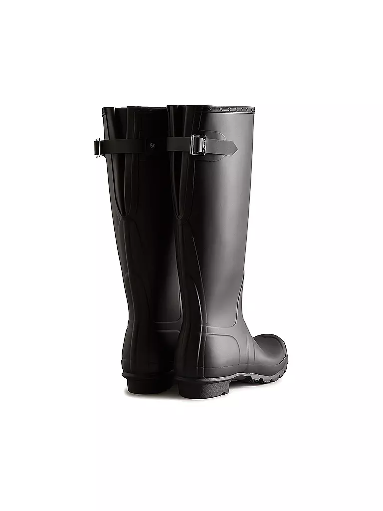 HUNTER BOOT | Stivali di gomma ORIGINAL TALL BACK ADJUSTABLE | Nero