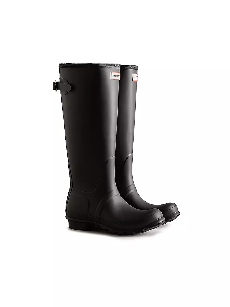HUNTER BOOT | Stivali di gomma ORIGINAL TALL BACK ADJUSTABLE | Nero