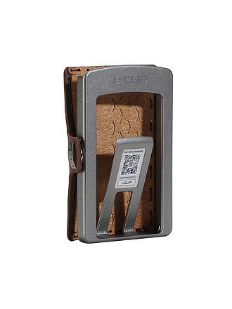 I-CLIP | Portafoglio ORIGINAL SILVER CON PORTAMONETE BERNARD