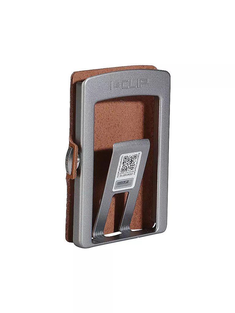 I-CLIP | Portacarte PILOT | Marrone