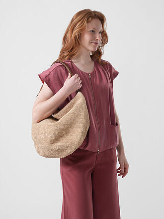 IBELIV | Borsa di paglia - Borsa a spalla UTOPIA