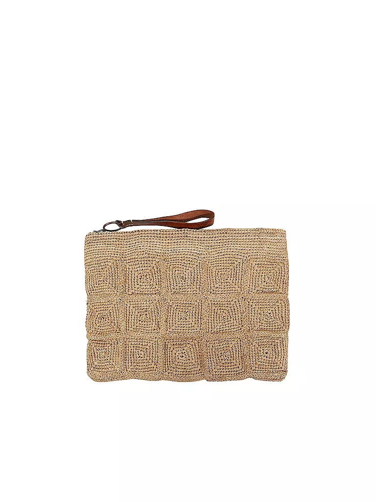 IBELIV | Borsa di paglia - Clutch TANALA | Beige