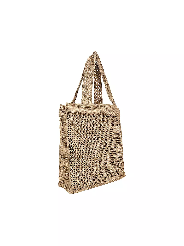 IBELIV | Borsa di paglia - Shopper FASIKA | Beige