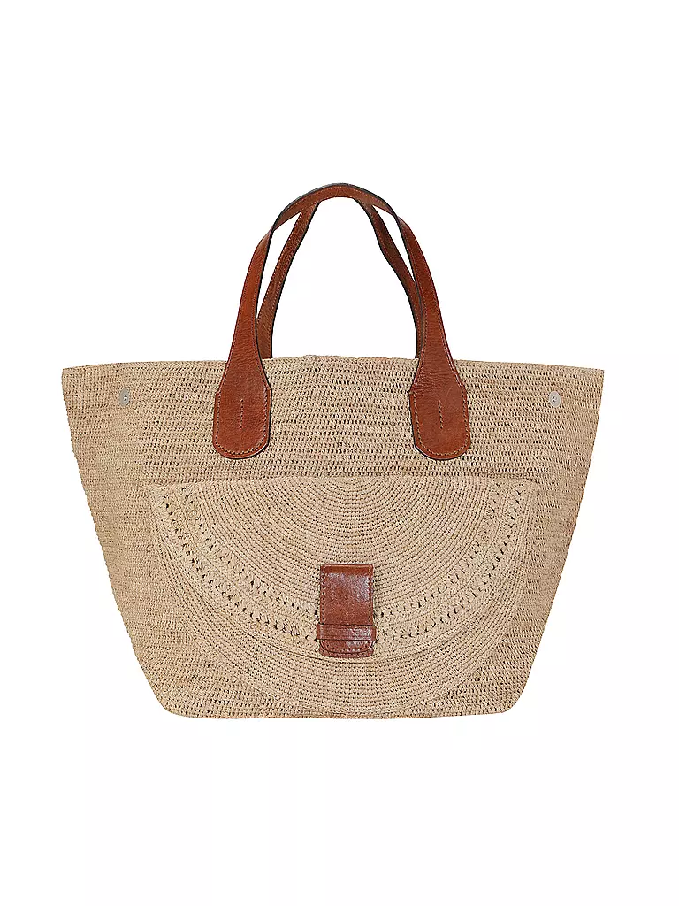 IBELIV | Strohtasche - Shopper LAZA II | Beige