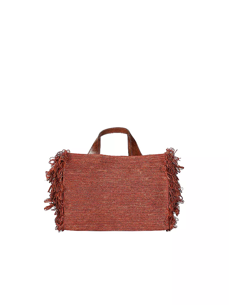 IBELIV | Strohtasche - Shopper ONJA | Rosso