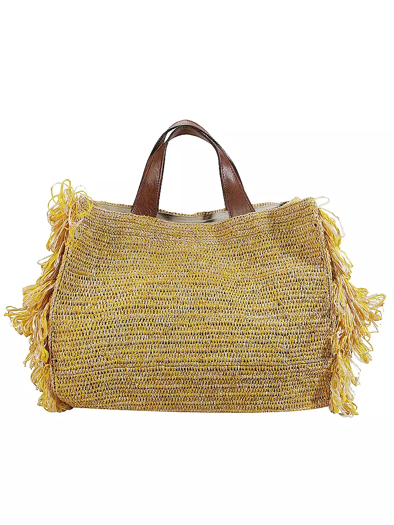 IBELIV | Strohtasche - Shopper ONJA | Giallo