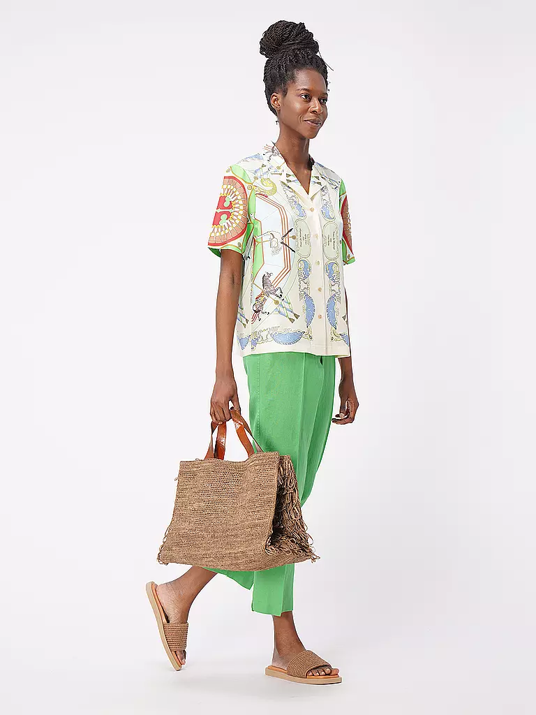 IBELIV | Strohtasche - Shopper ONJA | Marrone