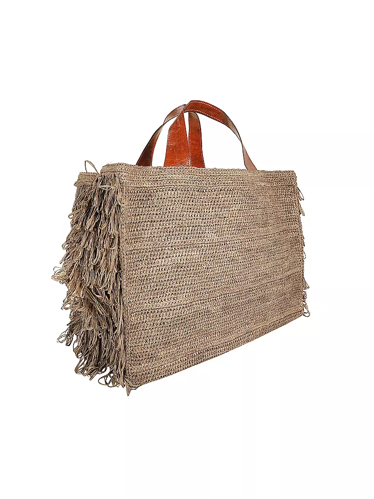 IBELIV | Strohtasche - Shopper ONJA | Marrone