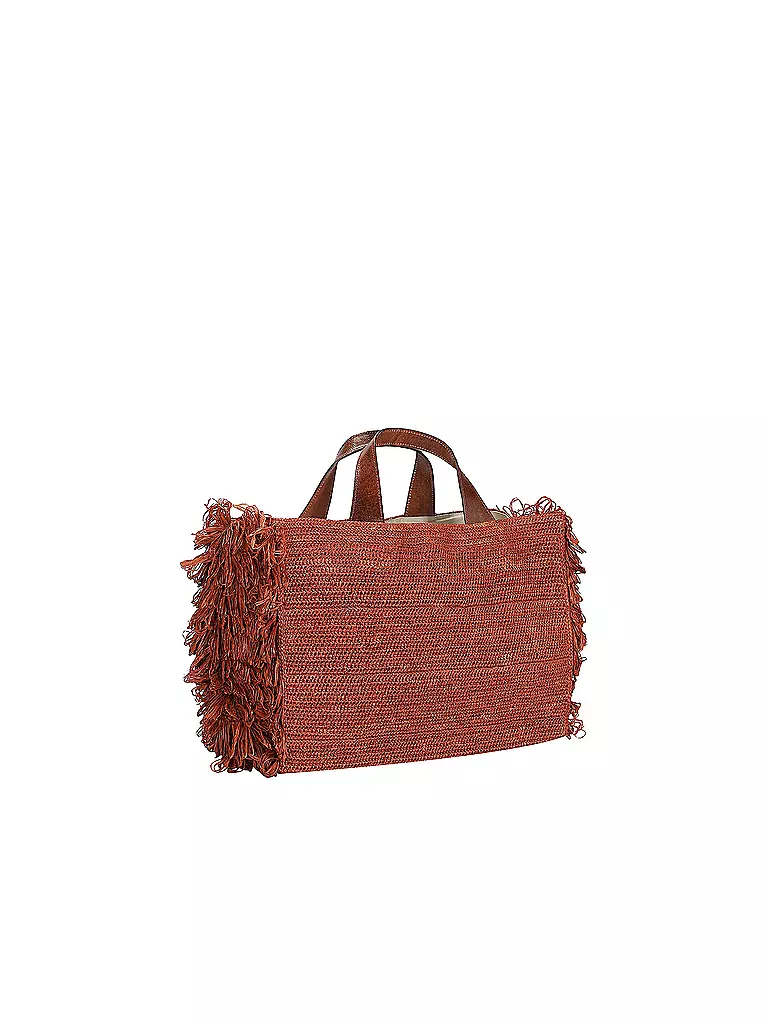 IBELIV | Strohtasche - Shopper ONJA | Rosso