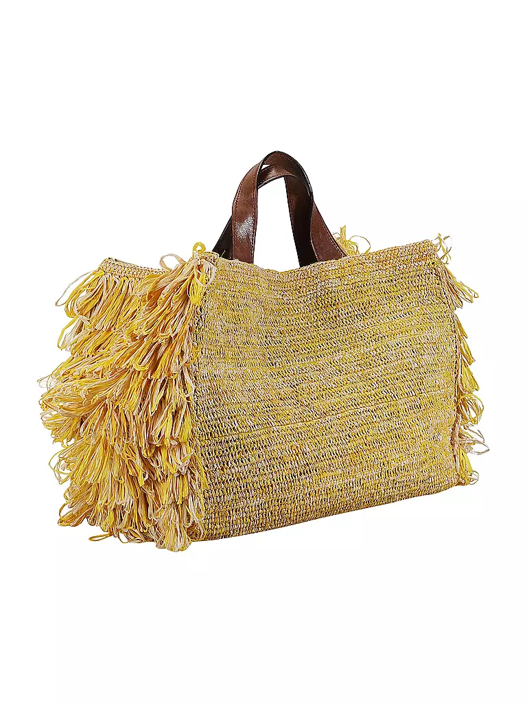 IBELIV | Strohtasche - Shopper ONJA | Giallo