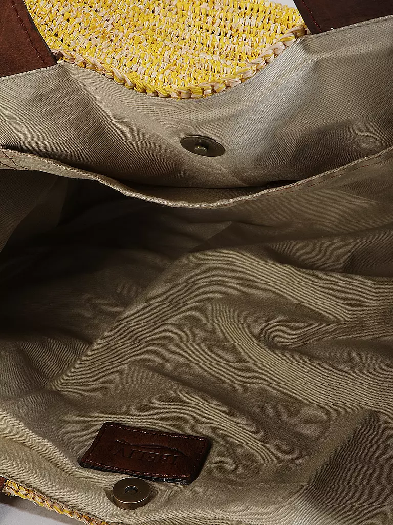 IBELIV | Strohtasche - Shopper ONJA | Giallo
