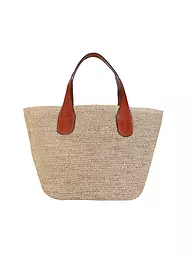IBELIV | Borsa di paglia - Shopper TOKYO II | Beige