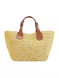 IBELIV | Borsa di paglia - Shopper TOKYO II | Giallo
