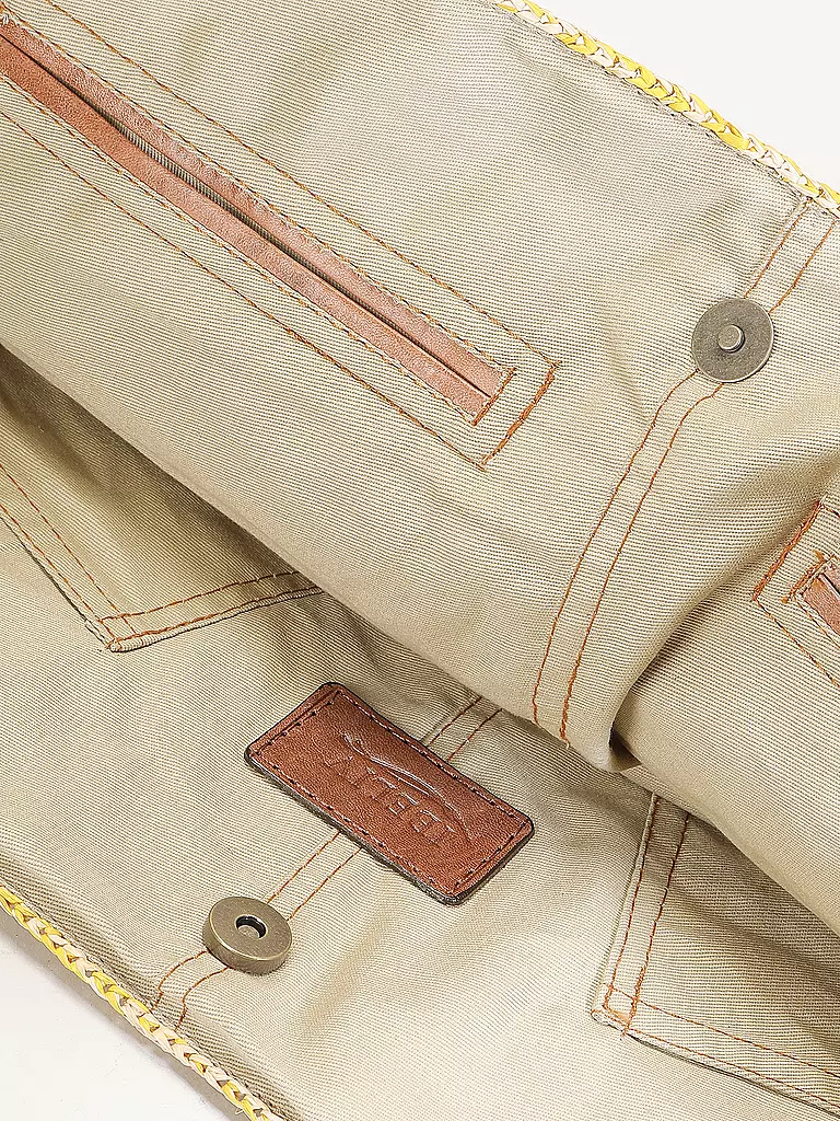 IBELIV | Strohtasche - Shopper TOKYO II | Giallo