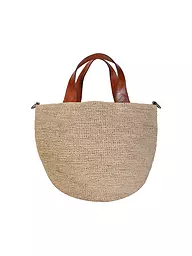 IBELIV | Strohtasche - Umhängetasche MIROZY | Beige