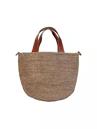 IBELIV | Strohtasche - Umhängetasche MIROZY | Marrone