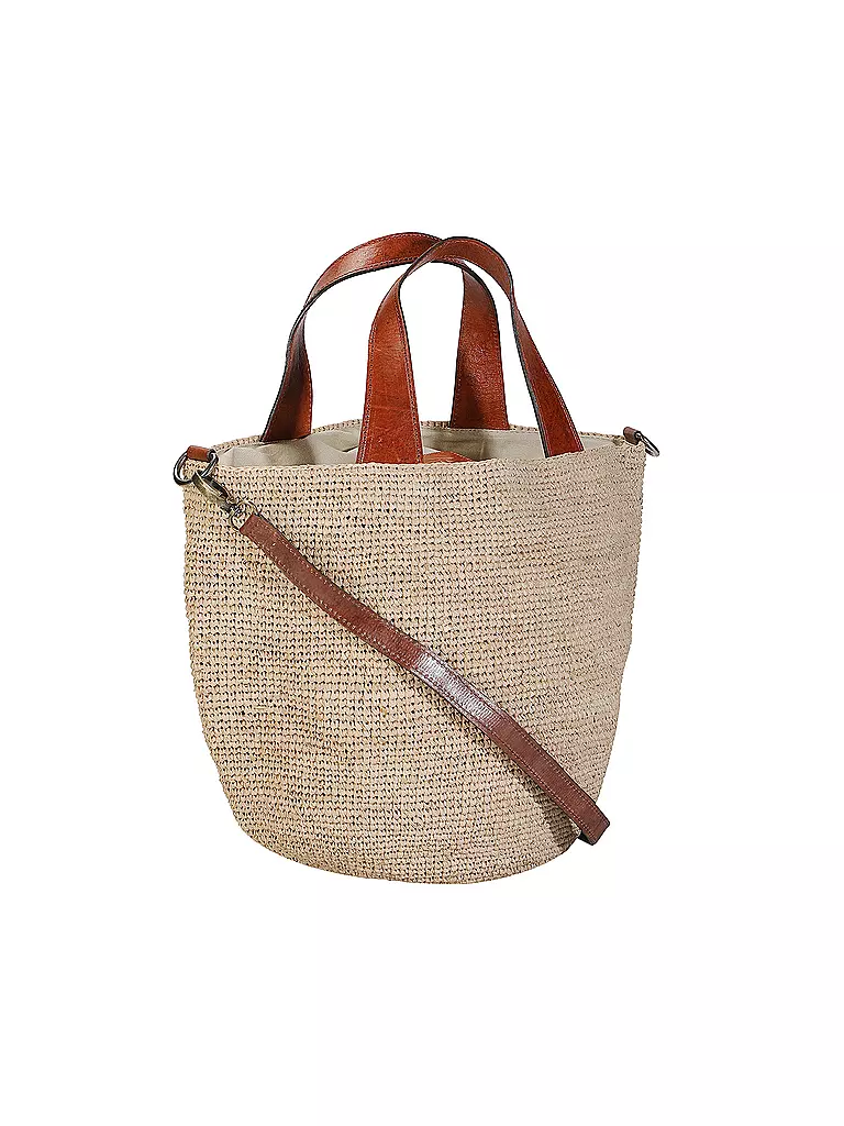 IBELIV | Strohtasche - Umhängetasche MIROZY | Beige
