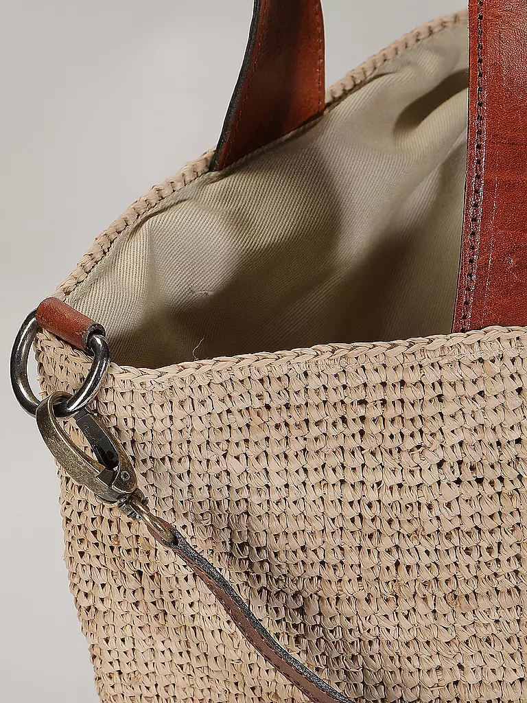 IBELIV | Strohtasche - Umhängetasche MIROZY | Beige