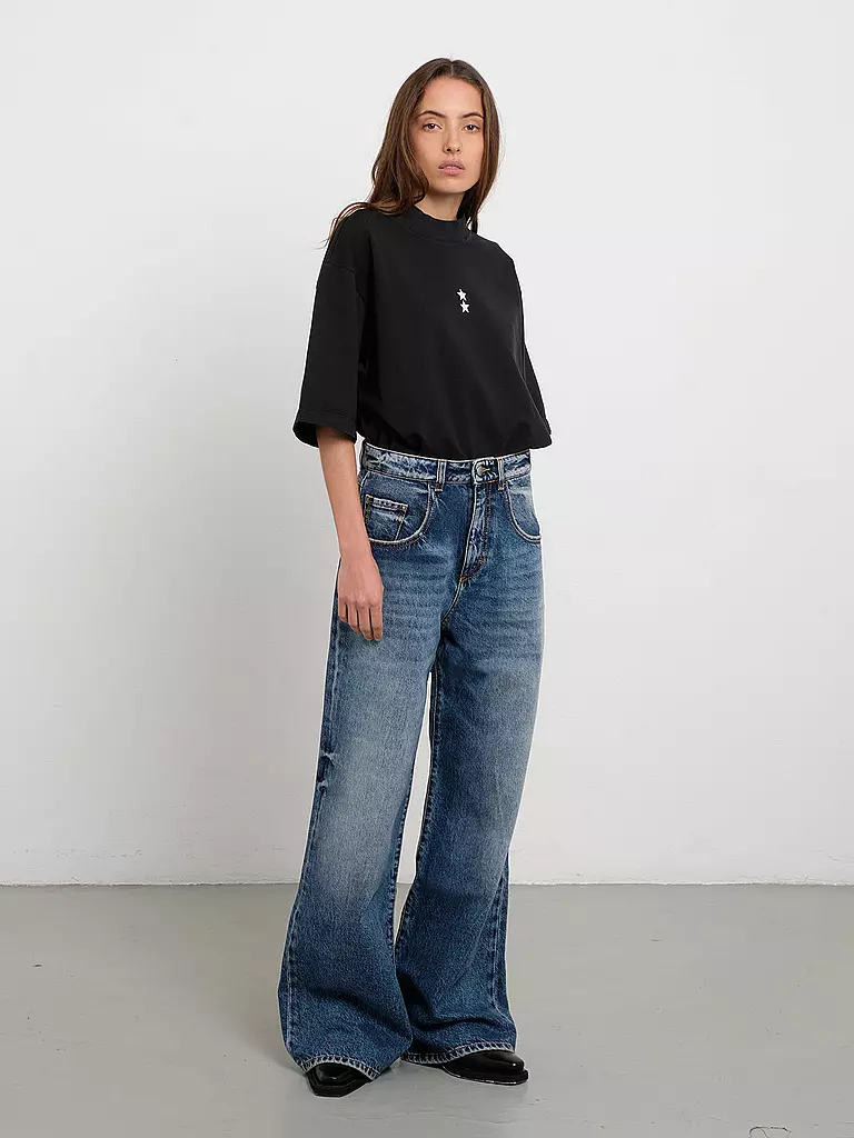 ICON DENIM | Jeans a zampa | Blu scuro