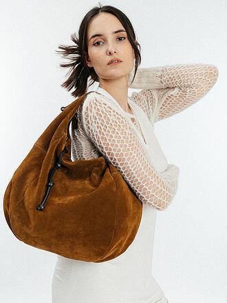 INA KENT | Borsa in pelle - Hobo Bag MIOW ED.1 SUEDE