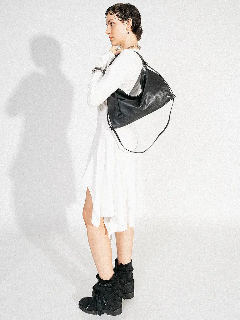 INA KENT | Borsa in pelle - Borsa a tracolla DINKUM ed.2 | Nero