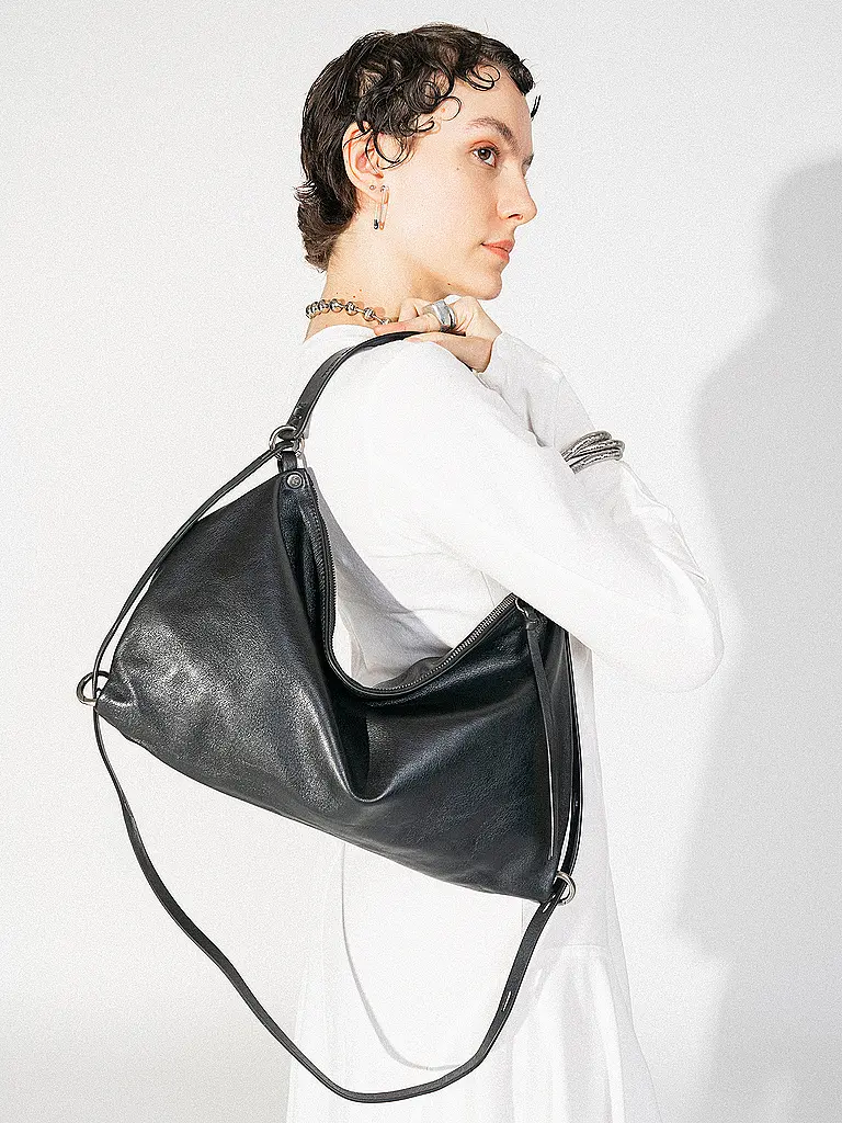 INA KENT | Borsa in pelle - Borsa a tracolla DINKUM ed.2 | Nero