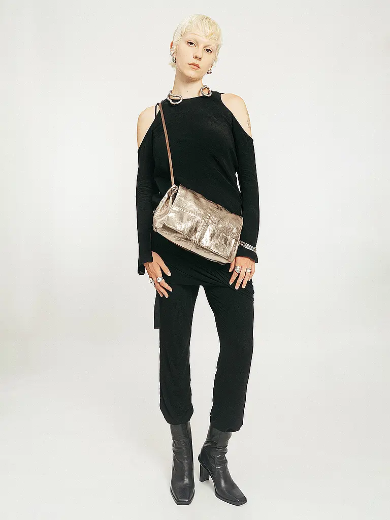 INA KENT | Borsa in pelle - Borsa a tracolla EILEEN ED. 1 | Argento