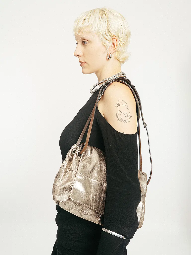 INA KENT | Borsa in pelle - Borsa a tracolla EILEEN ED. 1 | Argento