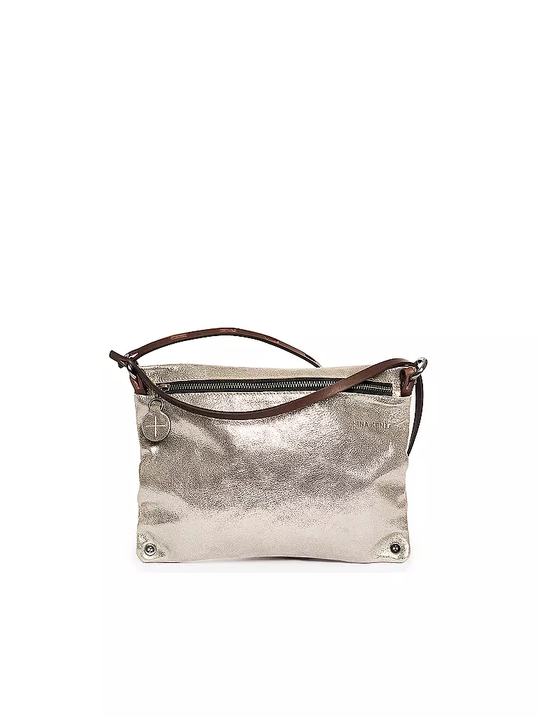 INA KENT | Borsa in pelle - Borsa a tracolla MOONLIT Ed. 1 | Crema
