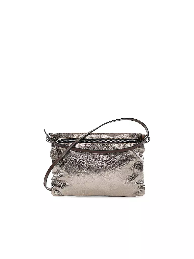 INA KENT | Borsa in pelle - Borsa a tracolla MOONLIT Ed. 1 | Argento
