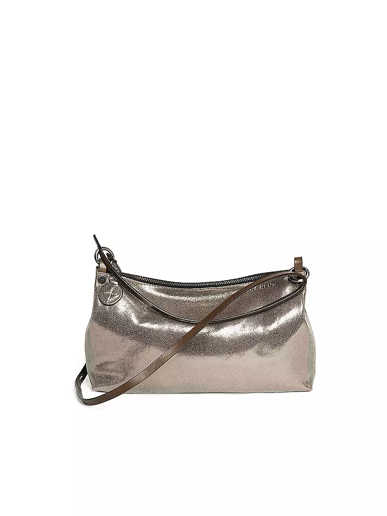 INA KENT | Borsa in pelle - Borsa a tracolla ORNAMENT Ed. 2 | Argento