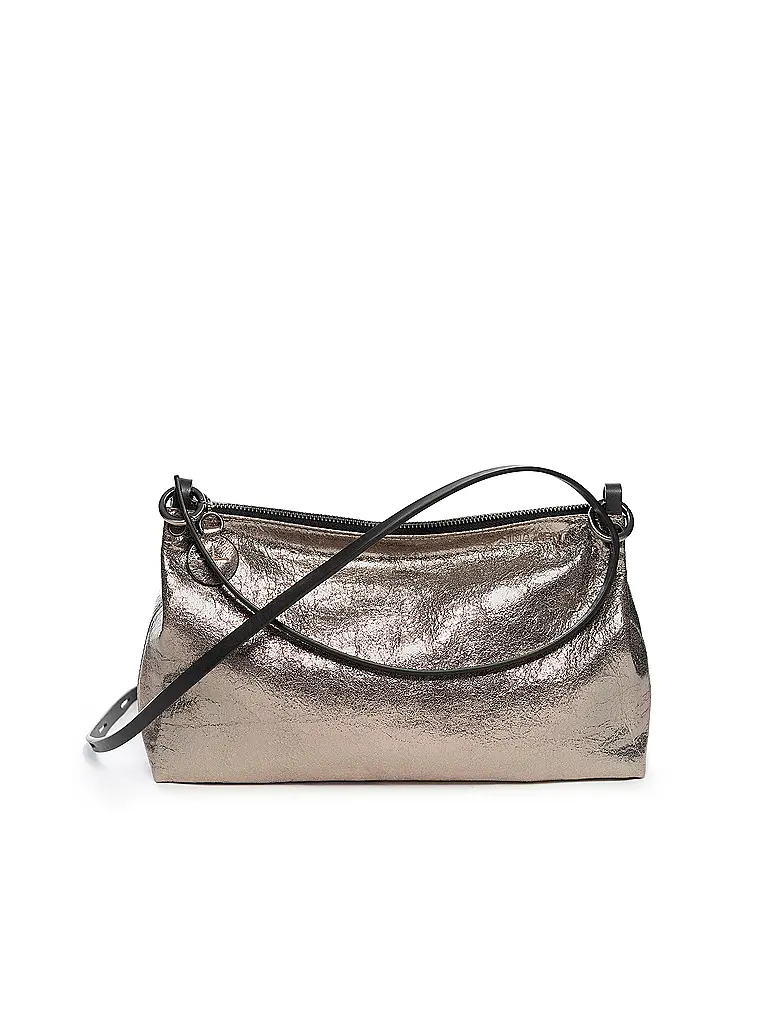 INA KENT | Borsa in pelle - Borsa a tracolla ORNAMENT Ed. 2 | Argento