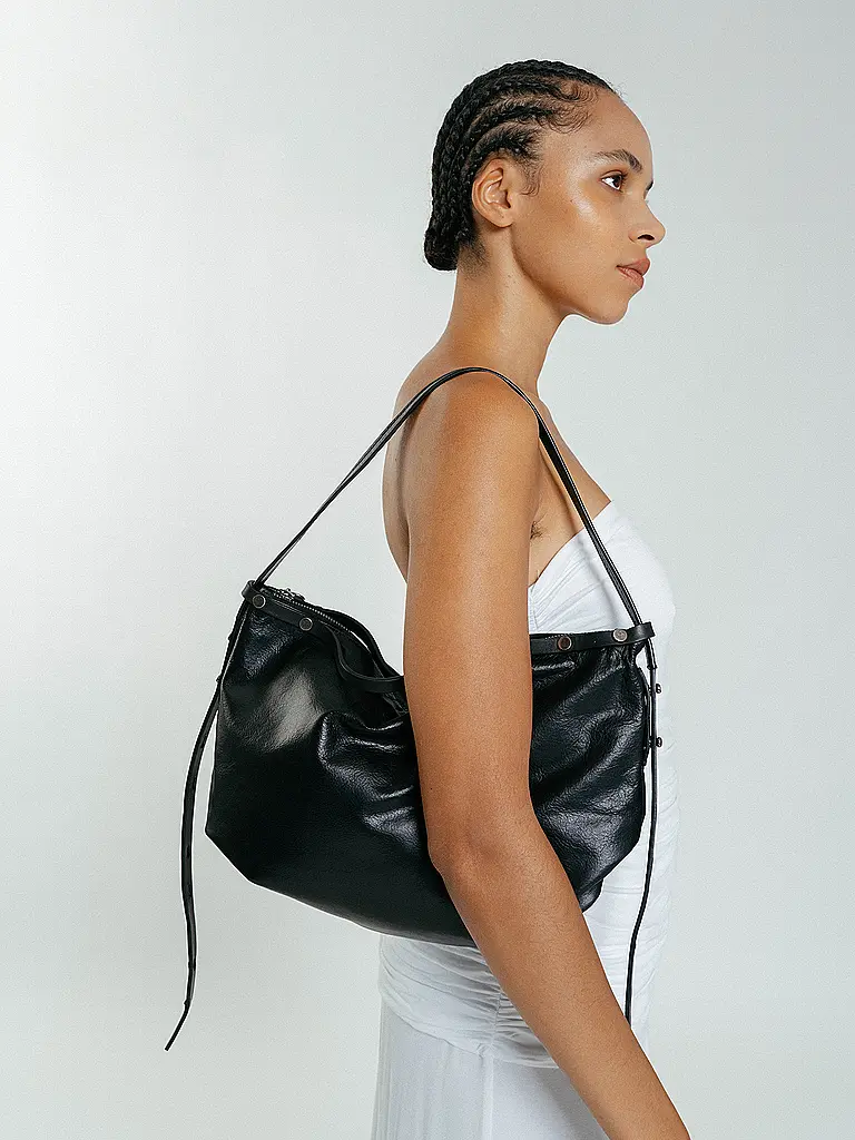 INA KENT | Borsa in pelle - Borsa a tracolla ROVE Ed. 1 | Nero