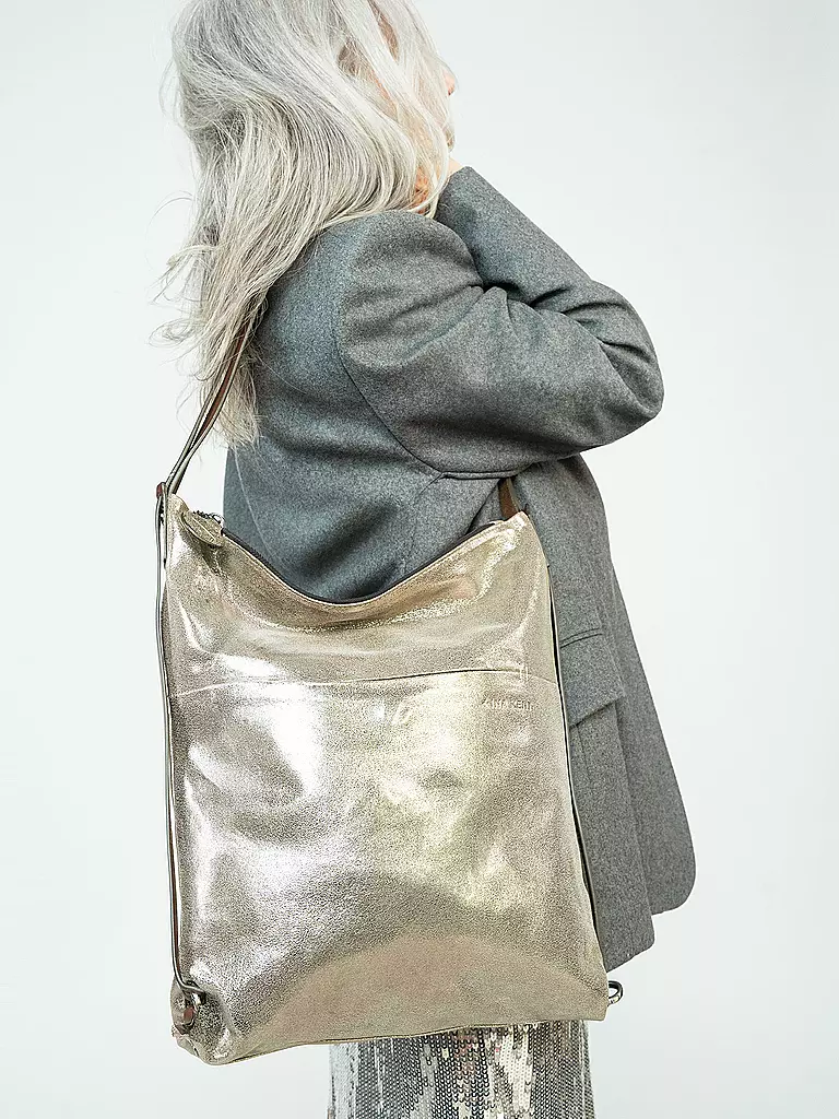INA KENT | Borsa in pelle - Borsa a tracolla SHER ED. 1 | Argento