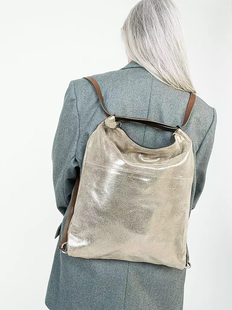 INA KENT | Borsa in pelle - Borsa a tracolla SHER ED. 1 | Argento