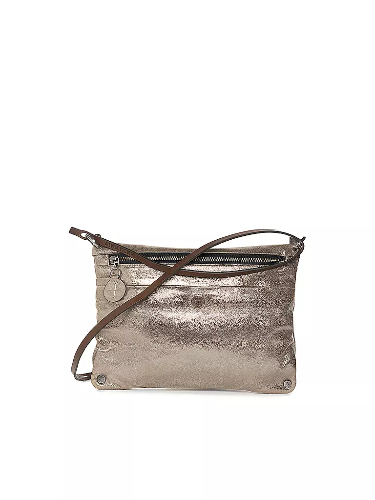 INA KENT | Ledertasche - Mini Bag MOONSTRUCK ed.2 | Argento