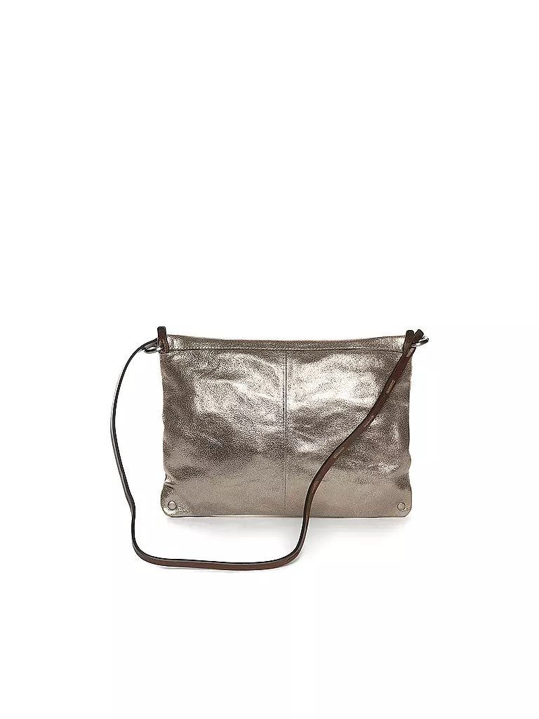 INA KENT | Ledertasche - Mini Bag MOONSTRUCK ed.2 | Argento