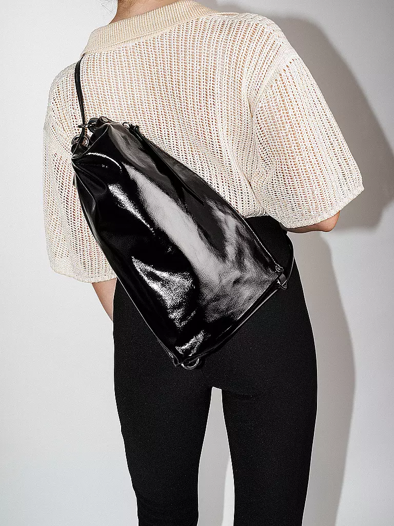 INA KENT | Ledertasche - Umhängetasche DINKUM ed.2 | Nero