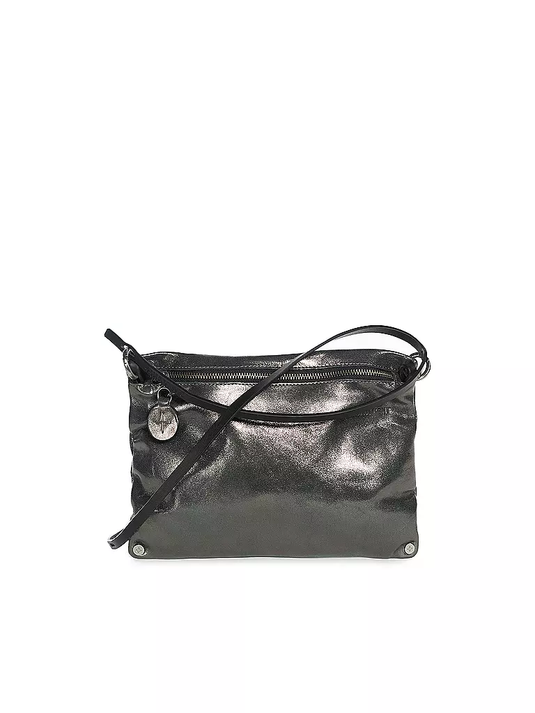 INA KENT | Ledertasche - Umhängetasche MOONLIT Ed. 1 | Grigio